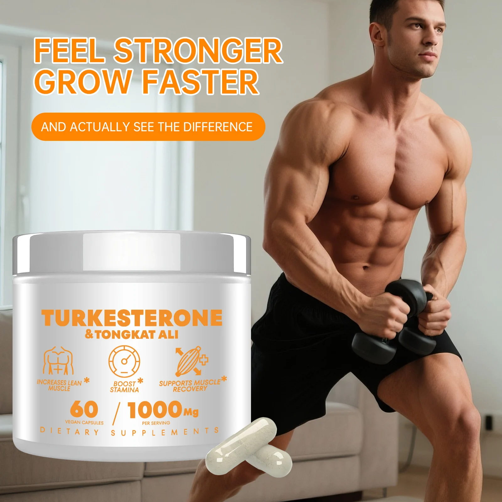 Turkesterone Tongkat Ali Capsules 1000mg 60 Capsules Lean Muscle Growth Supplement 23 turkesterone tongkat ali capsules lean muscle growth supplement goo kg8g53wn desc 17