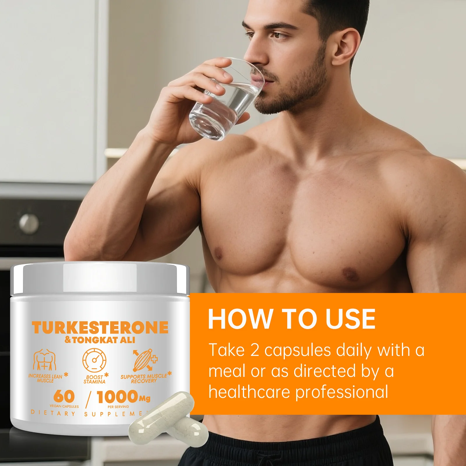 Turkesterone Tongkat Ali Capsules 1000mg 60 Capsules Lean Muscle Growth Supplement 24 turkesterone tongkat ali capsules lean muscle growth supplement goo kg8g53wn desc 18