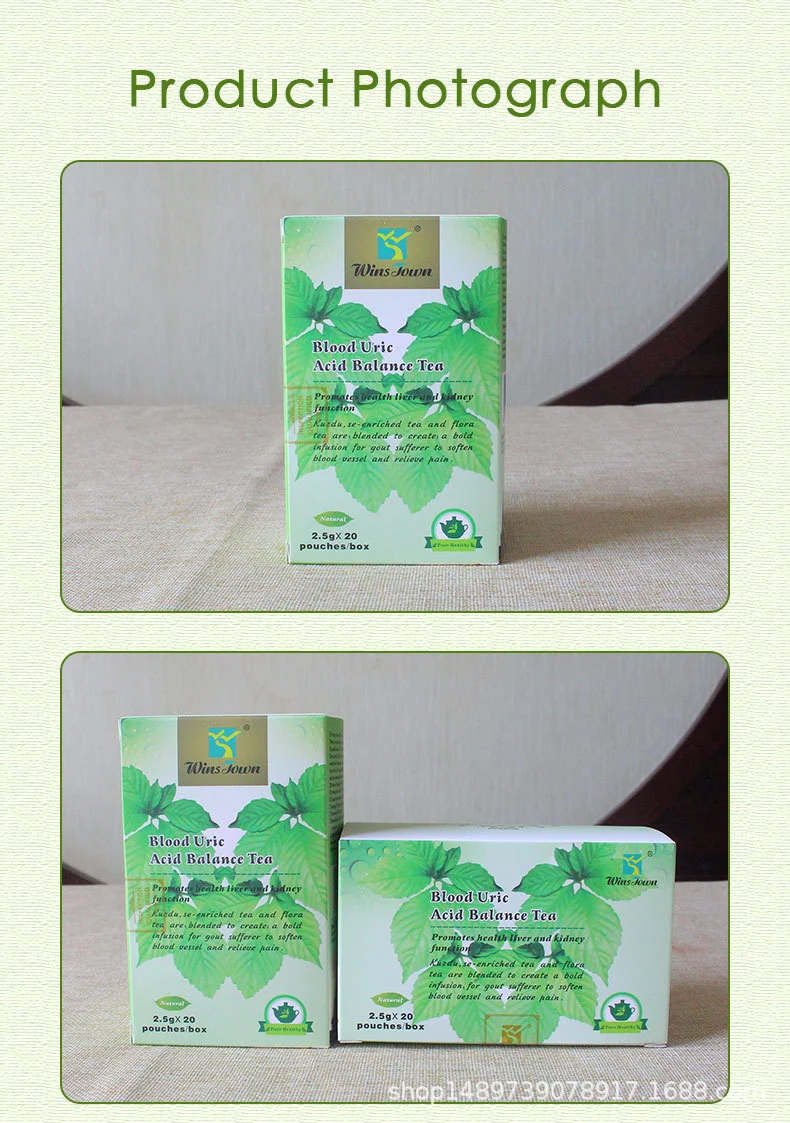 Uric Acid Balance Tea for Gout Relief - Natural Kudzu & Se-Enriched Herbal Tea for Kidney Support (20 Sachets) 11 uric acid balance tea gout relief goo w97scxnt desc 6