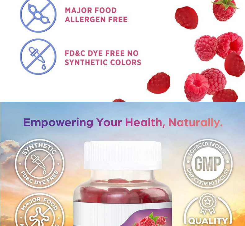 Vitamin D3 Gummies Extra Strength 5000 IU with Zinc & L-Theanine, Raspberry Flavor, Pectin-Based 11 vitamin d3 gummies extra strength 5000 iu raspberry zinc l theanine goo 7tguge44 desc 6