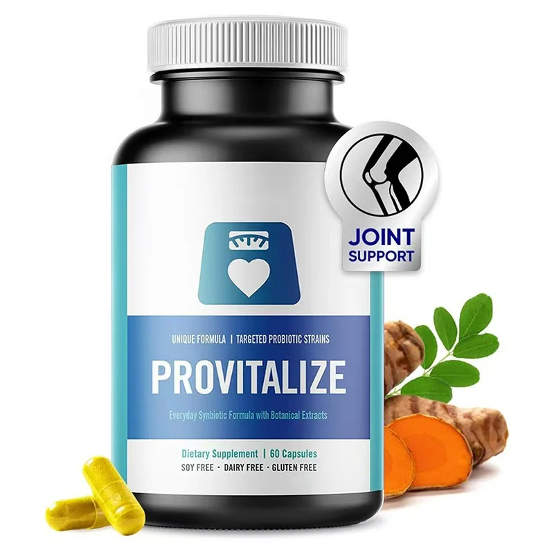 Women's Probiotic Capsules for Joint Support and Weight Management - Provitalize Synbiotic Formula with Turmeric, 60 Capsules 7 womens probiotic capsules joint support goo 2s6zq2uh desc 1