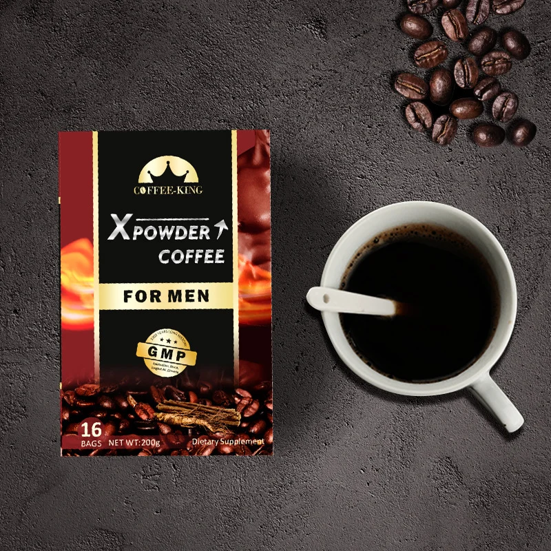 X Power Coffee for Men - Energy Boosting Dietary Supplement - 16 Bags (200g) 9 x power men energy coffee wins town goo nhceuku5 desc 3