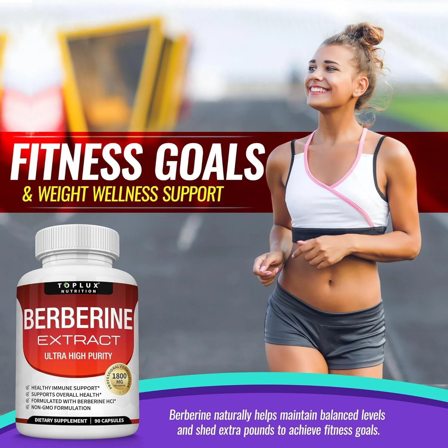 Berberine HCI Dietary Supplement 90 Capsules for Immune and Digestive Health 7 berberine hci dietary supplement 90 capsules goo r8nhq4zb desc 3