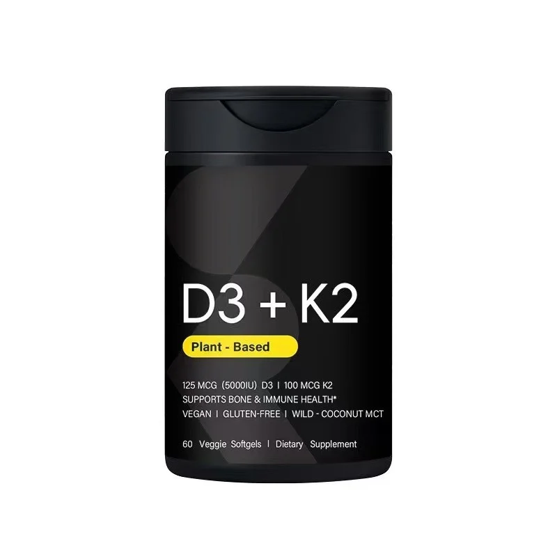D3 K2 Softgels Plant Based Vitamin Supplement 160 Capsules Goo Nrymm3z2 3