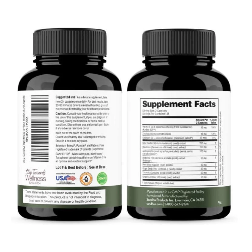 Premium Liver Cleanse & Detox Capsules for Digestive Support and Natural Energy, 60 Count